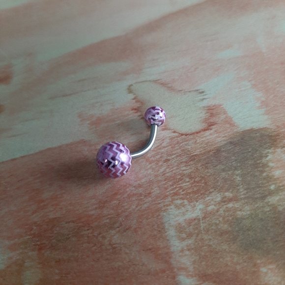 Body Candy 316L Multi-Color Zig Zag 14g   Curved Barbell Belly Ring Navel Pack - Picture 3 of 9